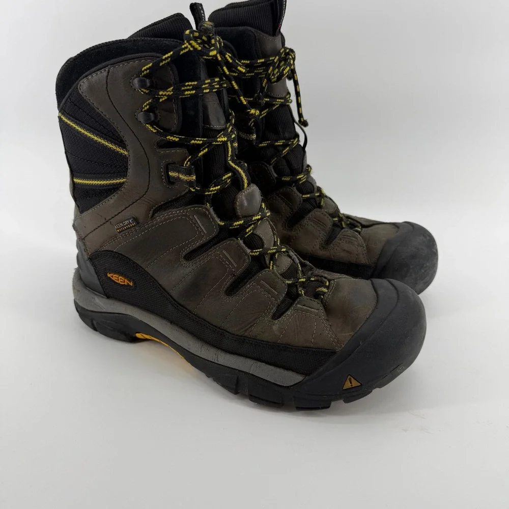 KEEN Summit County Mens 11 Winter Boots Waterproof 400g Insulated Brown 1002646